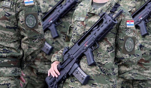 Hrvatska vojska ilustracija, vojnici, vojnik