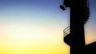 Lanterna (svjetionik) na puntamici u zadru (kod bivseg kluba Barakuda)