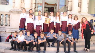 OŠ Zadarski otoci, učenici na Narodnom trgu