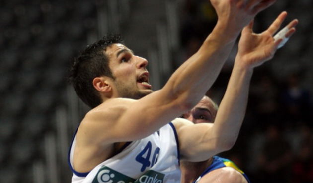 Zadar, 070412.  
Prva hrvatska kosarkaska liga – liga za prvaka. Utakmica KK Zadar – KK Zagreb. Dvorana Kresimira Cosica. Na slici igrac Zadra Zoran Vrkic.
Foto: Jure Miskovic / CROPIX