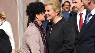 Predsjednica Kolinda Grabar Kitarović na svečanoj sjednici županijske skupštine, foto: Dino Stanin/PIXSELL