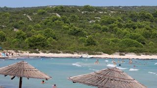 Ljetni dana na dugootočkoj plaži Sakarun, biseru Mediterana s prekrasnim tirkiznim morem, Foto: Filip Brala/PIXSELL Ljetni dana na dugootočkoj plaži Sakarun, biseru Mediterana s prekrasnim tirkiznim morem, Foto: Filip Brala/PIXSELL