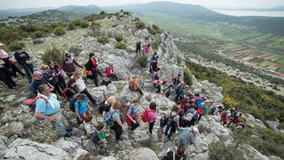 Drugi Planinarski pohod “Hajdemo do Vrane” 2. travnja 2016. Foto: Vinko Pešić