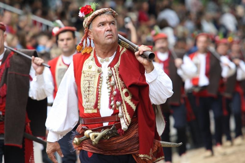 Održana je 301. Sinjska Alka, hrvatska viteška igra. Photo: Ivo Čagalj/PIXSELL Održana je 301. Sinjska Alka, hrvatska viteška igra. Photo: Ivo Čagalj/PIXSELL