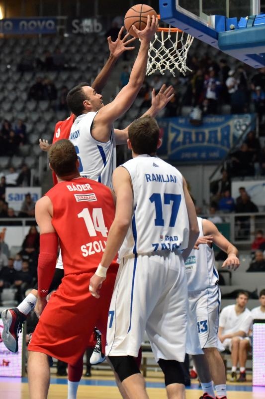22. kolo ABA lige: Zadar – Szolnoki Olaj 71-64. Photo: Dino Stanin/PIXSELL 22. kolo ABA lige: Zadar – Szolnoki Olaj 71-64. Photo: Dino Stanin/PIXSELL