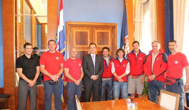 Gorska služba spašavanja na prijemu kod dogradonačelnika