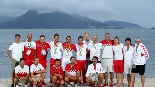 Rioe de Janeiro. Olimpijski prvaci u klasi 470, Šime Fantela i Igor Marenić. Photo. Igor Kralj/PIXSELL Rioe de Janeiro. Olimpijski prvaci u klasi 470, Šime Fantela i Igor Marenić. Photo. Igor Kralj/PIXSELL