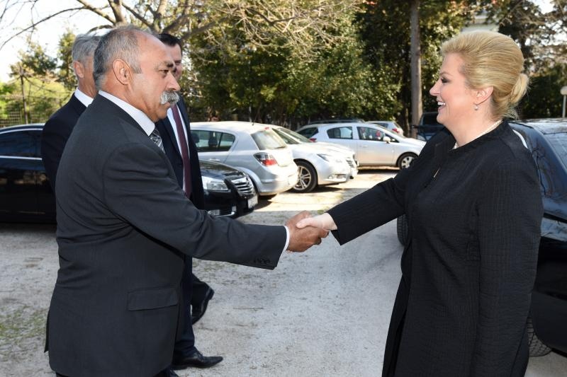 Predsjednica Kolinda Grabar Kitarović na svečanoj sjednici županijske skupštine, foto: Dino Stanin/PIXSELL