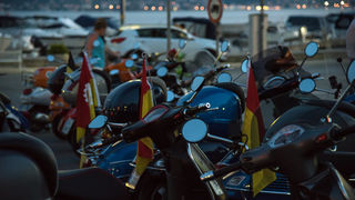 Vespa World Days 2015: Prve vespe stigle u Biograd, foto: Vinko Pešić