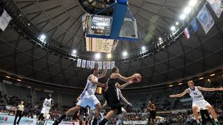 24.09.2015., Zadar – Zadar Dogus Basketball Tournament, KK Zadar – Olympiakos. Photo: PIXSELL