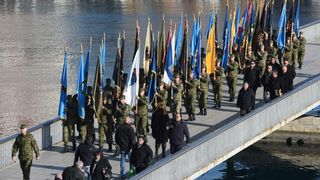 Mimohod postrojbi sudionica VRO Maslenica ulicama Zadra u povodu 24. obljetnice Mimohod postrojbi sudionica VRO Maslenica ulicama Zadra u povodu 24. obljetnice