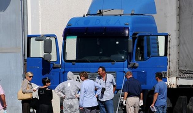 Kamion Dragana Paravinje, foto-CROPIX