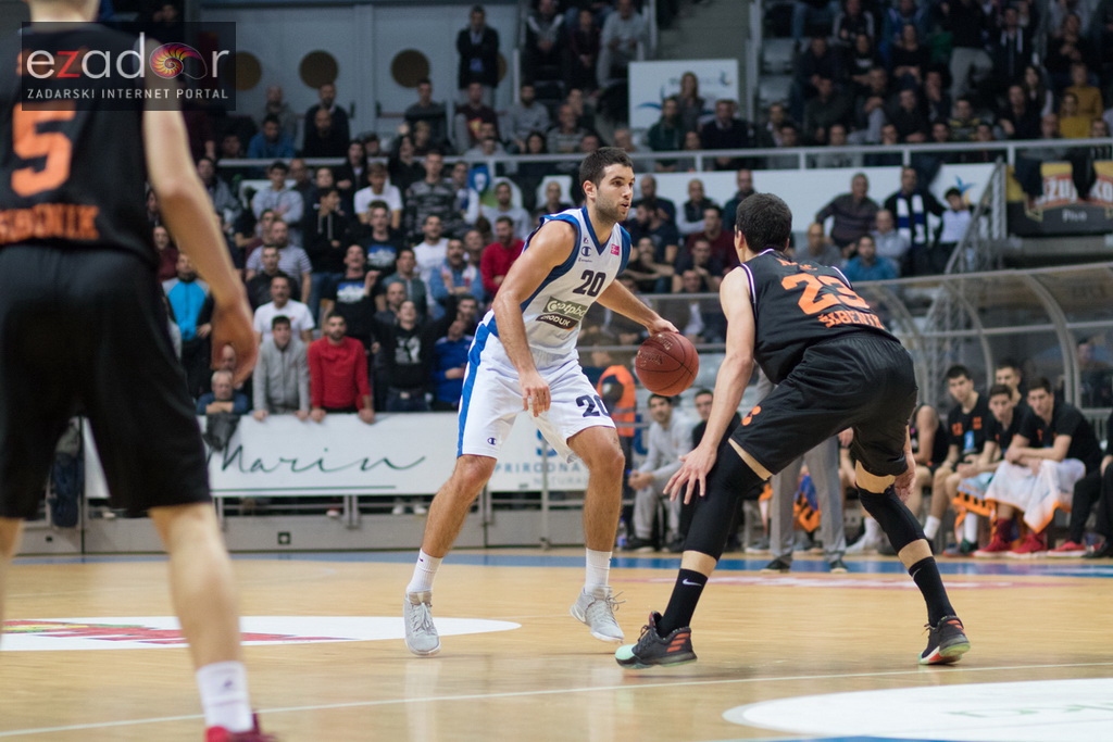 HT Premijer liga: 9. kolo: KK Zadar – GKK Šibenik 81-72. Kristijan Krajina