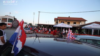 Bibinje: Navijanje za Vatrene i fešta nakon pobjede nad Engleskom