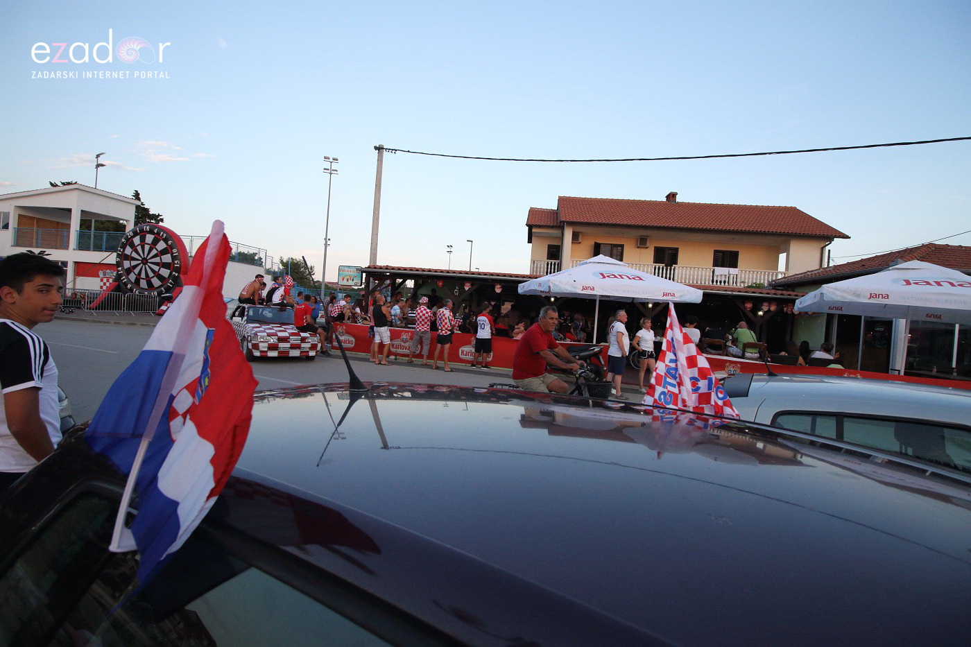 Bibinje: Navijanje za Vatrene i fešta nakon pobjede nad Engleskom