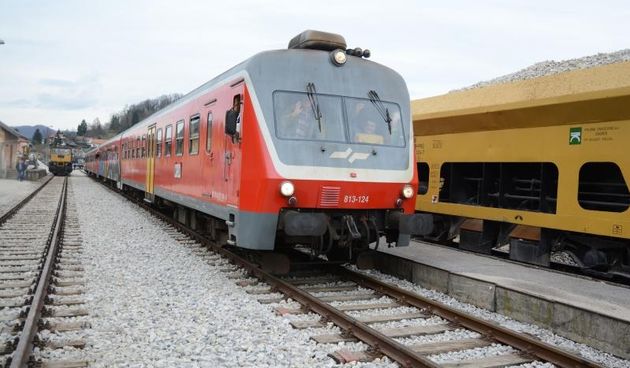 Djurmanec – Nakon 23 godine danas je ponovno uspostavljena veza izmedju Djurmanca i Rogatca u Sloveniji nakon radova na obnovi pruge u vrijednosti 40.000.000 kuna. Photo: Matija Topolovec/PIXSELL