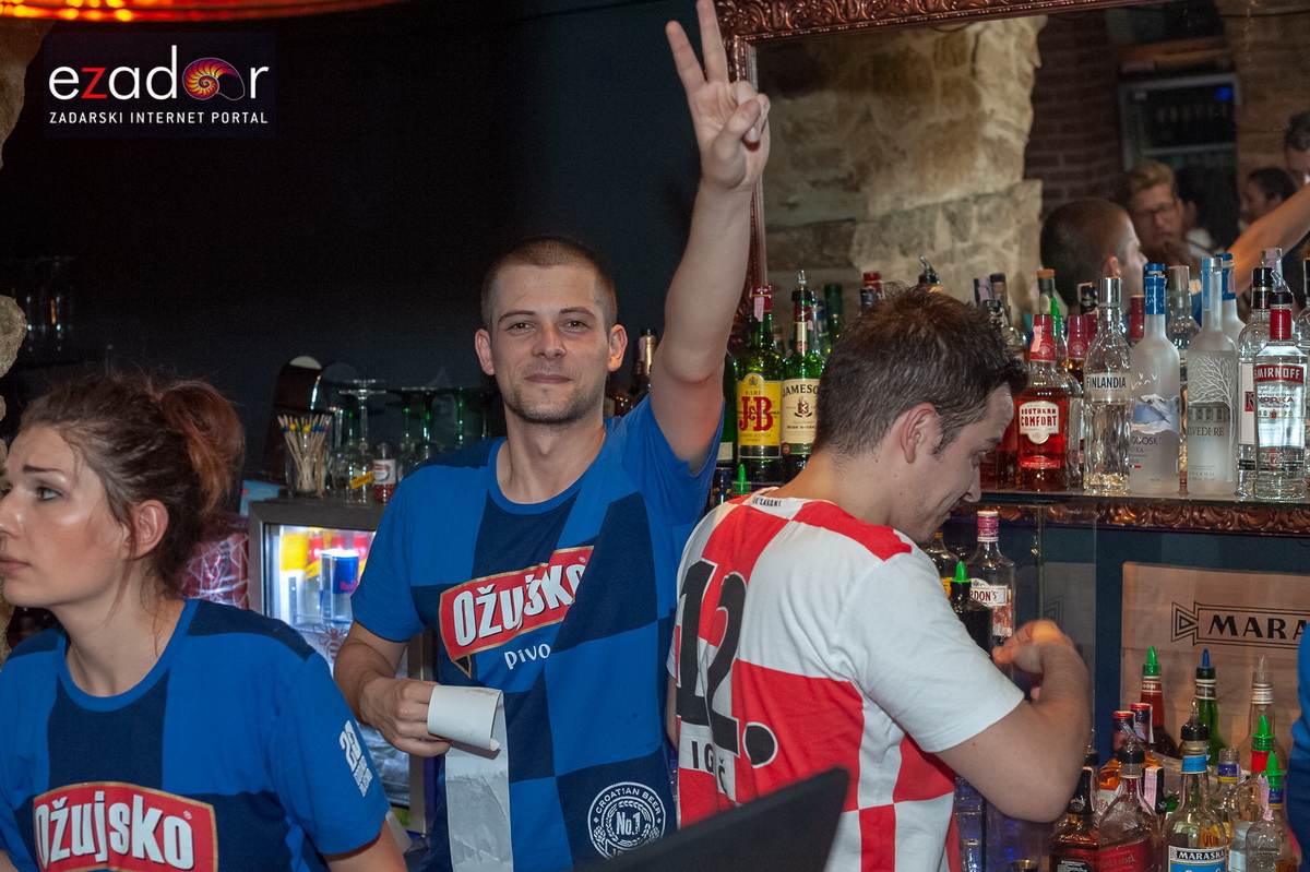 Zadar je gorio: Velika fešta nakon plasmana Vatrenih u polufinale Svjetskog prvenstva