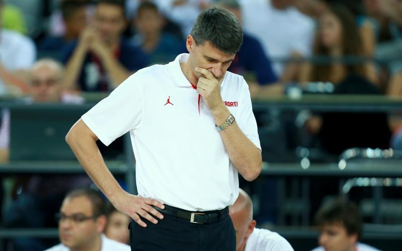 Arena Zagreb, Zagreb – Pripremni turnir za EuroBasket 2015., Hrvatska – BiH. Photo: Igor Kralj i Marko Lukunic/PIXSELL Arena Zagreb, Zagreb – Pripremni turnir za EuroBasket 2015., Hrvatska – BiH. Photo: Igor Kralj i Marko Lukunic/PIXSELL