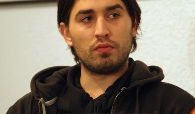 Zadar, 150211.
Press konferencija u Hrvatskoj kazalisnoj kuci povodom kazalisne predstave “I to je ljubav” redatelja Tomislava Pavkovica. Glumci u predstavi su Jasna Ancic, Mirko satalic, Zlatko Kosta i Vinko Radovic.
Na slici: Vinko Radovcic.
Foto: Vladi