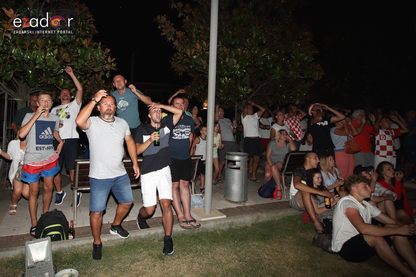 Bibinje: Navijanje za Vatrene i fešta nakon pobjede nad Engleskom