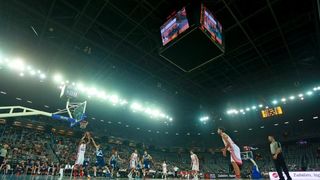 Arena Zagreb, Zagreb – Pripremni turnir za EuroBasket 2015., Hrvatska – BiH. Photo: Igor Kralj i Marko Lukunic/PIXSELL Arena Zagreb, Zagreb – Pripremni turnir za EuroBasket 2015., Hrvatska – BiH. Photo: Igor Kralj i Marko Lukunic/PIXSELL
