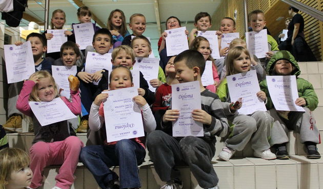 PK Jadera: Završen tečaj obuke 37 djece Dječjeg vrtića Loptica