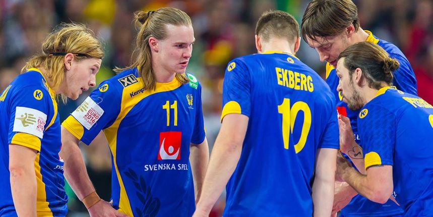Švedska rukometna reprezentacija, foto: ehf-euro.com Švedska rukometna reprezentacija, foto: ehf-euro.com