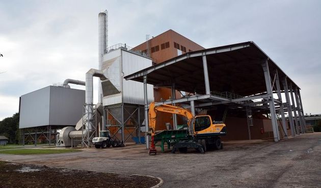 Slavonski Brod – Minstar Tihomir Jakovina pustio u pogon novo kogeneracijsko postrojenje snage 5 megavata u Slavoniji DI (drvnoj industriji). Photo: Ivica Galovic/ PIXSELL