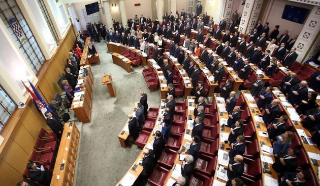 Zagreb – Mandatar Tihomir Oreskovic na drugoj sjednici 8. saziva Hrvatskog sabora predstavio program Vlade i njezine clanove te od zastupnika zatrazio da mu iskazu povjerenje. Tihomir Oreskovic. Photo: Sanjin Strukic/PIXSELL