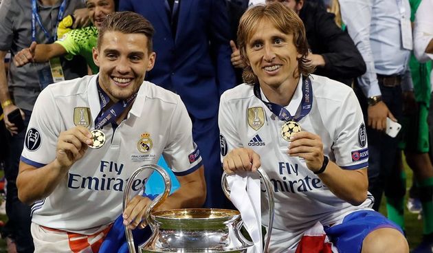 Mateo Kovačić i Luka Modrić
