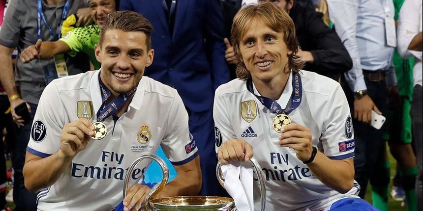 Mateo Kovačić i Luka Modrić