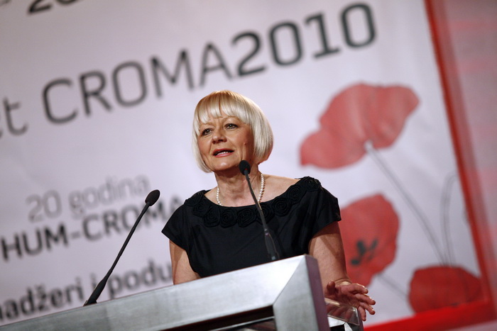 Zagreb, 161110.
U hotelu Westin odrzan je 20. susret CROMA 2010, na kojm su dodijeljene nagrade za najbolje menadzere i poduzetnike u ovoj godini. Dodijeljeno je 14 nagrada i plaketa.
Na slici: Ljerka Puljic, Agrokor d.d., dobitnica nagrade za zivotno dje Zagreb, 161110.
U hotelu Westin odrzan je 20. susret CROMA 2010, na kojm su dodijeljene nagrade za najbolje menadzere i poduzetnike u ovoj godini. Dodijeljeno je 14 nagrada i plaketa.
Na slici: Ljerka Puljic, Agrokor d.d., dobitnica nagrade za zivotno dje