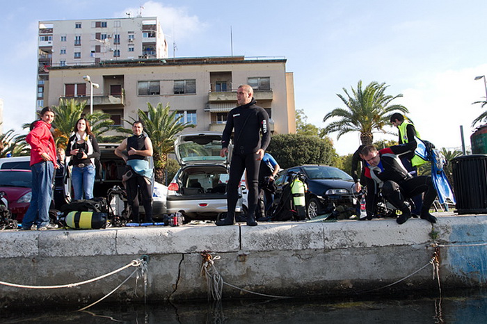 Ronilacki klub Sv. Roko – čišćenje, uvala Jazine, foto: Leo Banić
