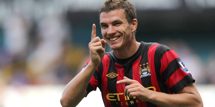 Edin Džeko (Manchester City), foto: mcfc.co.uk Edin Džeko (Manchester City), foto: mcfc.co.uk