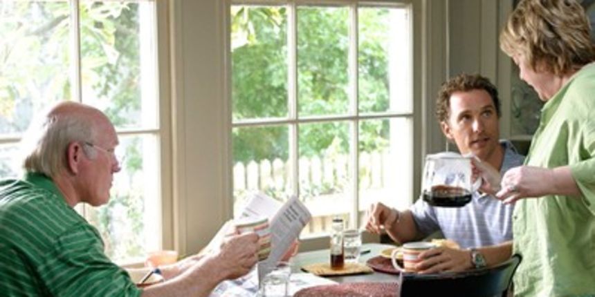 muškarac s roditeljima muškarac s roditeljima