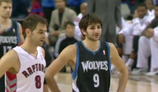 Jose Calderon i Ricky Rubio, screenshot: nba.com