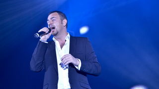 Zagreb, 201212. 
Dom Sportova.
Koncert Zvijezde Hit Recordsa, na kojem nastupaju izvodjaci koji izdaju albume za tu izdavacku kucu.
Na fotografiji: Sandi Cenov.
Foto: Admir Buljubasic / CROPIX