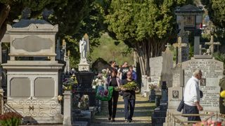 Gradsko groblje u Zadru na blagdan Svih Svetih