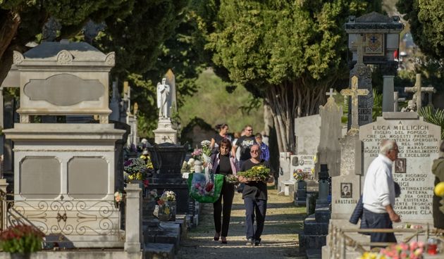 Gradsko groblje u Zadru na blagdan Svih Svetih