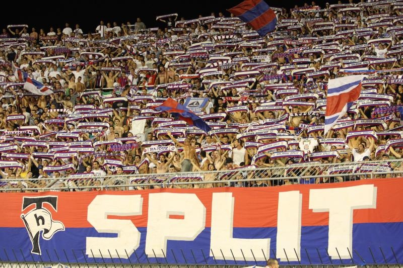 30.07.2015., stadion Poljud, Split – Prva utakmica treceg pretkola Europa lige, HNK Hajduk – Stromsgodset IF. Torcida. Photo: Ivo Cagalj/PIXSELL