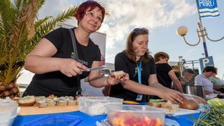 Svečano otvoren 11. biogradski Gastro stol. Photo. Dino Stanin/PIXSELL Svečano otvoren 11. biogradski Gastro stol. Photo. Dino Stanin/PIXSELL