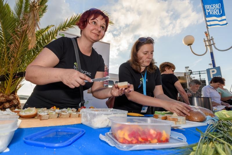 Svečano otvoren 11. biogradski Gastro stol. Photo. Dino Stanin/PIXSELL Svečano otvoren 11. biogradski Gastro stol. Photo. Dino Stanin/PIXSELL