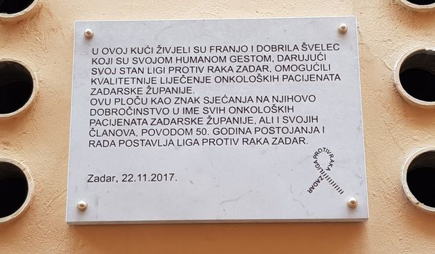 Spomen ploča, Švelec