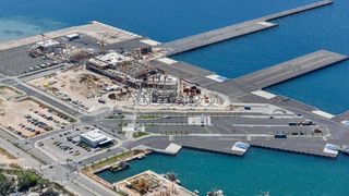 Luka Gaženica: Radovi na izgradnji putničkog terminala Luka Gaženica: Radovi na izgradnji putničkog terminala