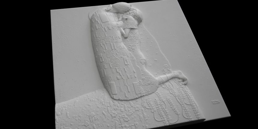 Klimtov Poljubac za slijepe i slabovidne