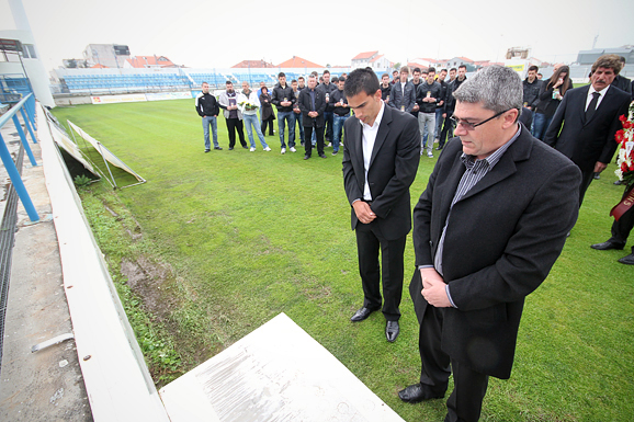 Obilježavanje 4. godišnjice smrti Hrvoja Ćustića (foto:Saša Čuka)