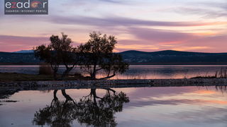 Zlatna nedjeljna zora na Vranskom jezeru
