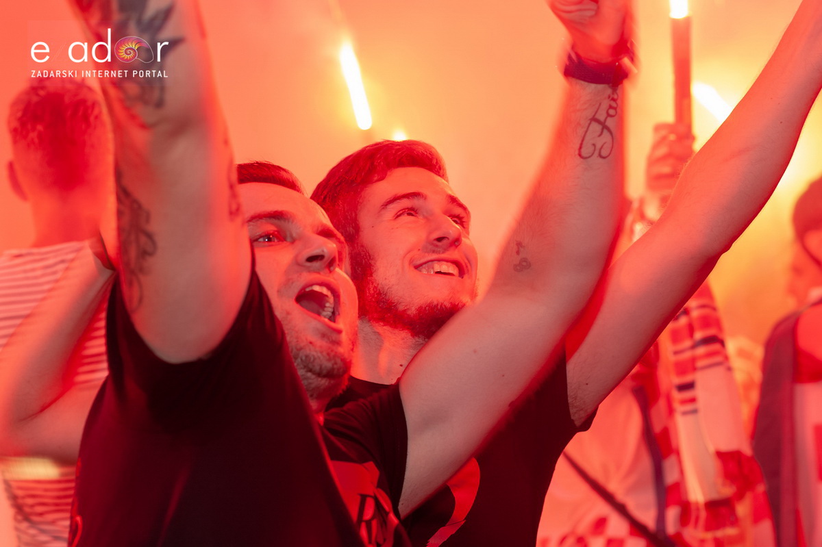 Zadar je gorio: Velika fešta nakon plasmana Vatrenih u polufinale Svjetskog prvenstva