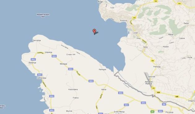 Karta-Piranski Zaljev(Foto:Index.hr)