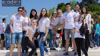 Ludijada zadarskih maturanata na Pozdravu suncu i Morskim orguljama